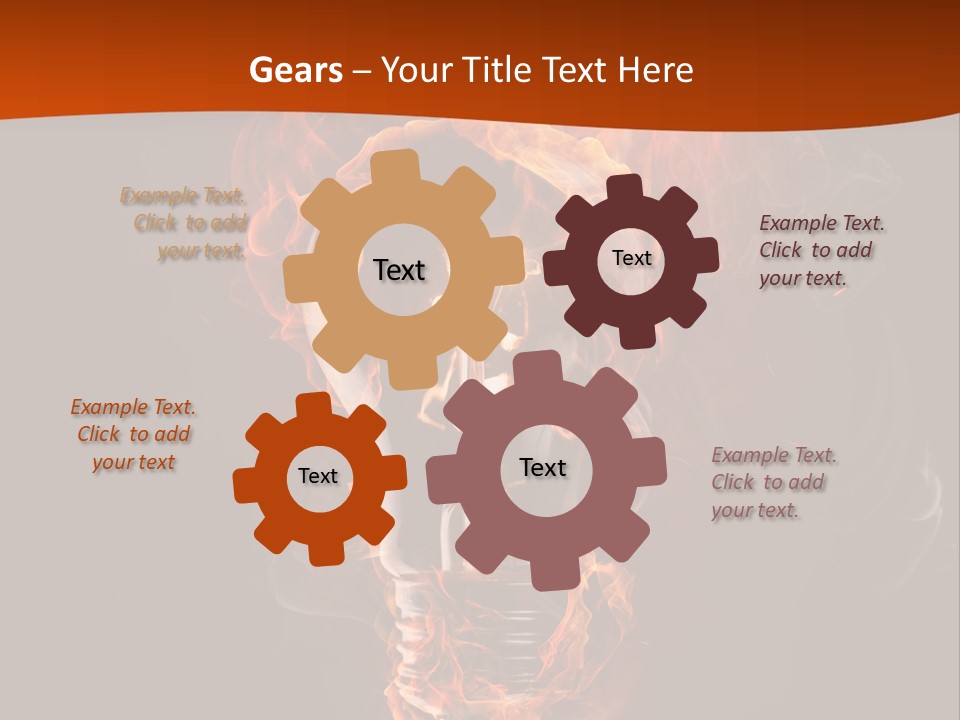 Idea Creativity Black PowerPoint Template