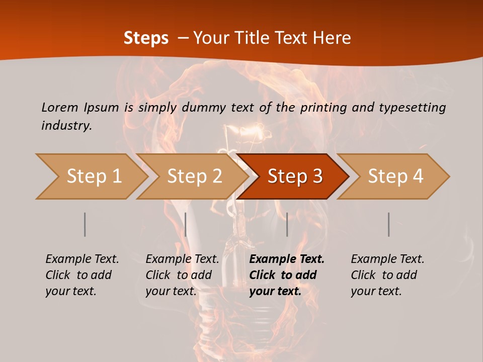 Idea Creativity Black PowerPoint Template