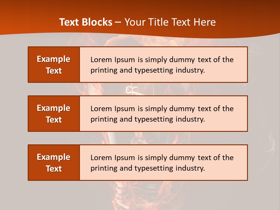 Idea Creativity Black PowerPoint Template