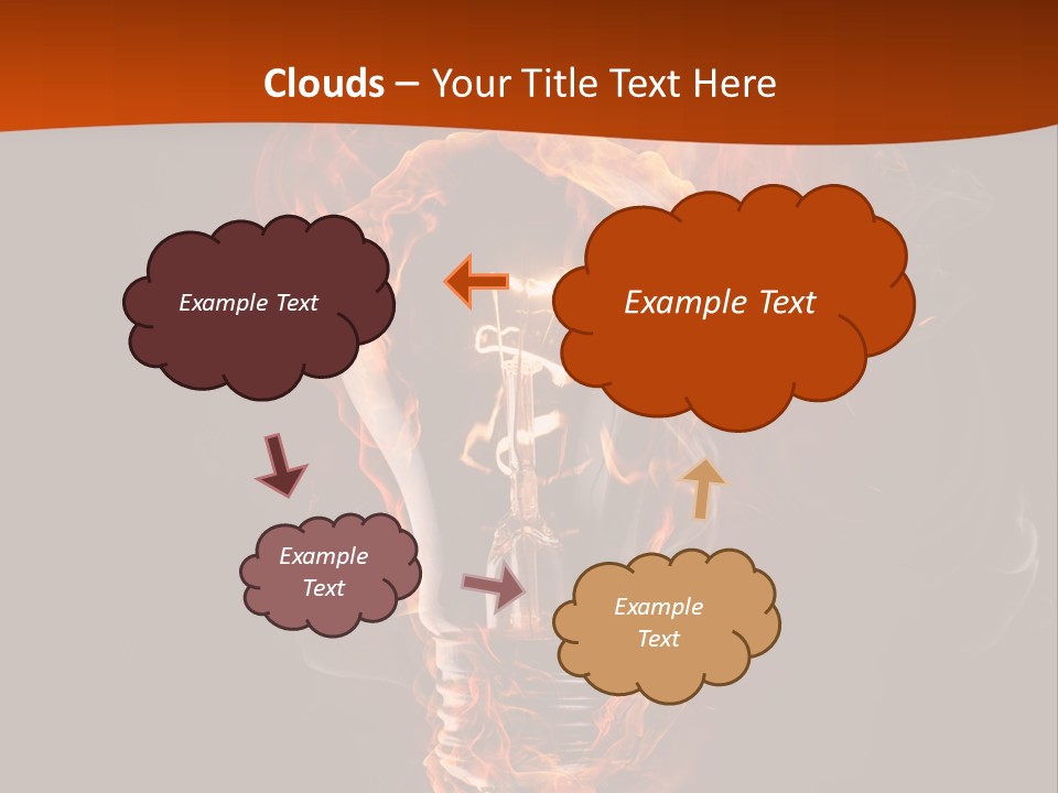 Idea Creativity Black PowerPoint Template