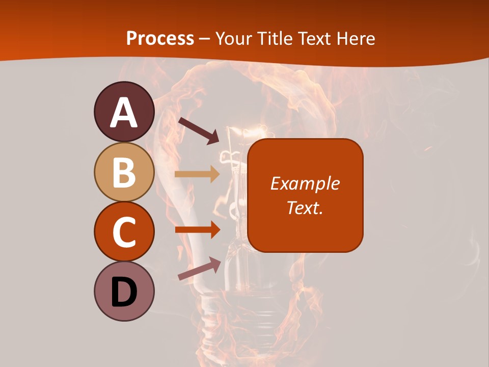 Idea Creativity Black PowerPoint Template