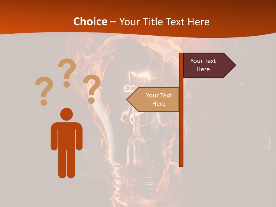 Idea Creativity Black PowerPoint Template