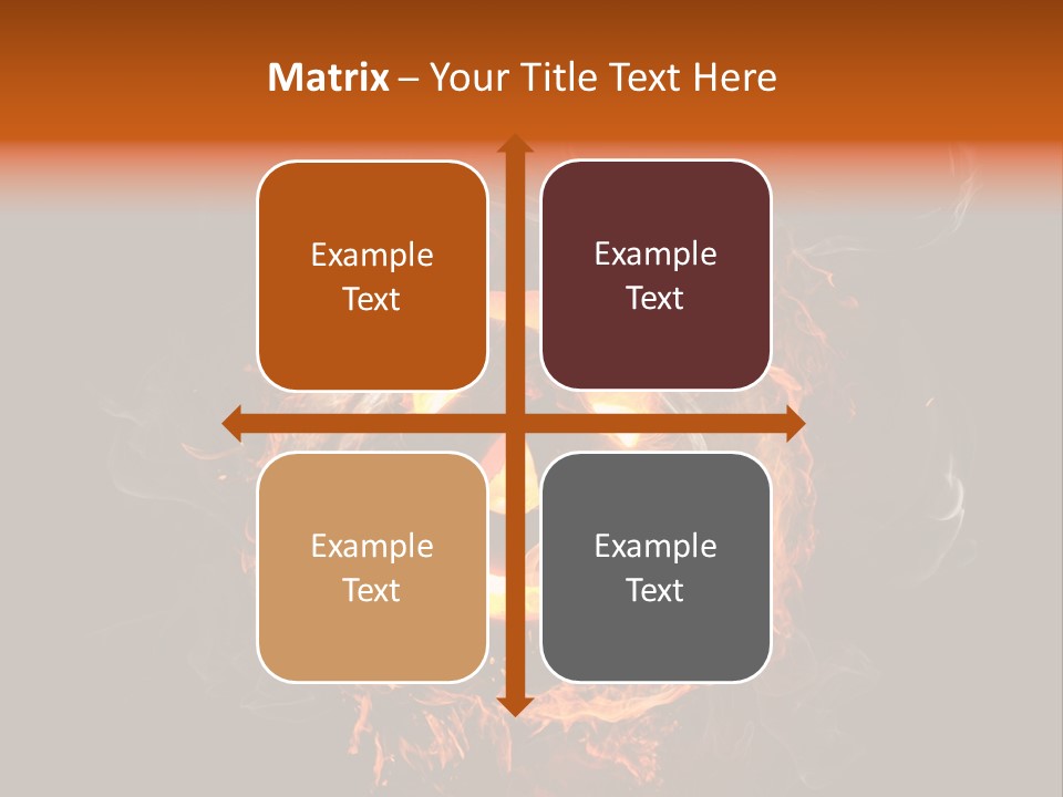 Flame Season Jack PowerPoint Template