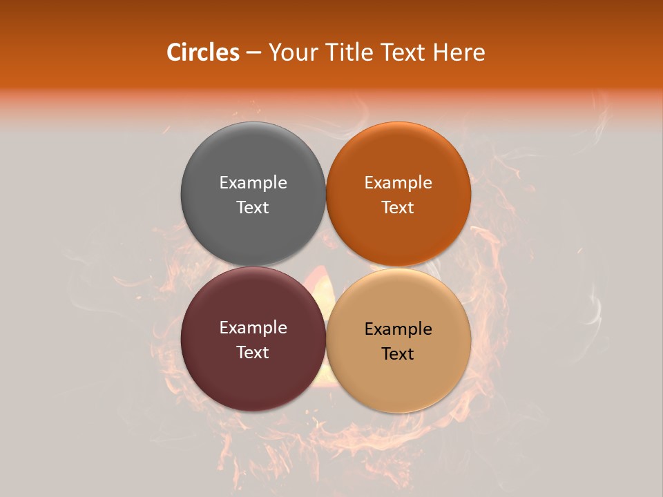 Flame Season Jack PowerPoint Template