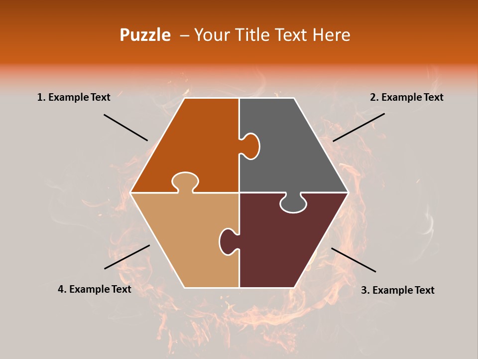 Flame Season Jack PowerPoint Template