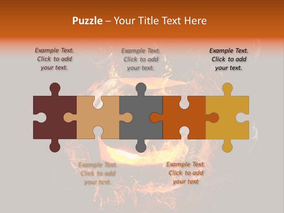 Flame Season Jack PowerPoint Template