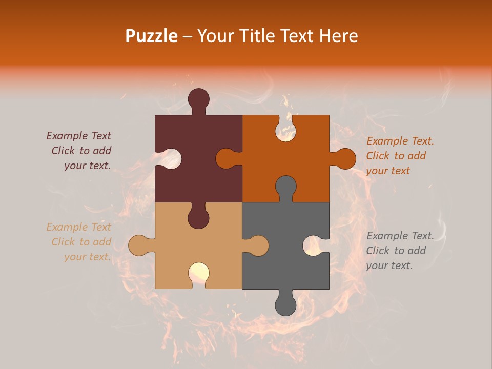 Flame Season Jack PowerPoint Template