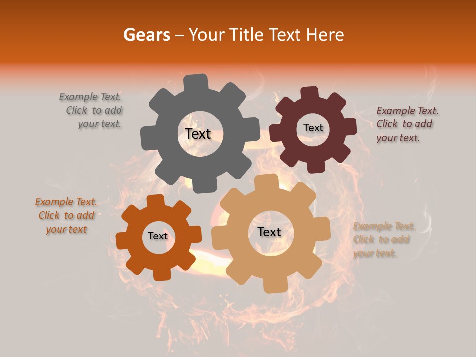 Flame Season Jack PowerPoint Template