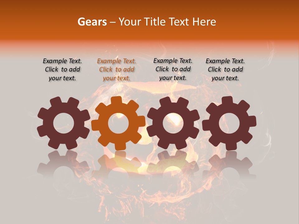 Flame Season Jack PowerPoint Template