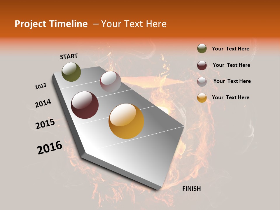 Flame Season Jack PowerPoint Template