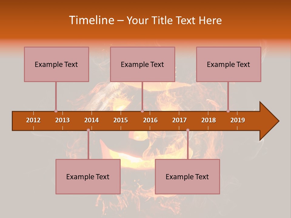 Flame Season Jack PowerPoint Template