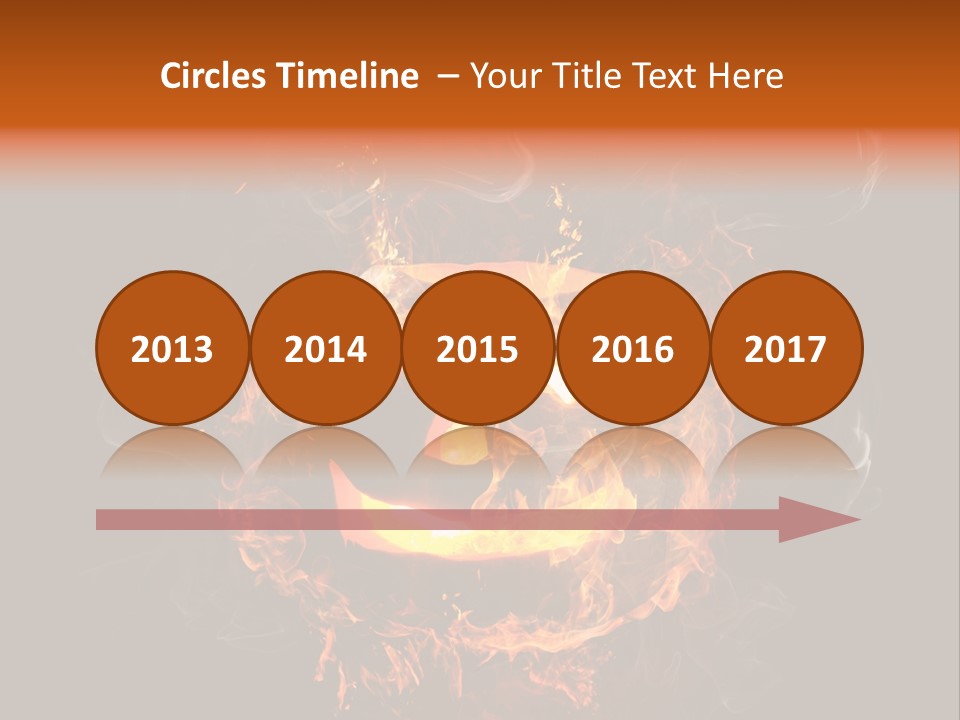 Flame Season Jack PowerPoint Template