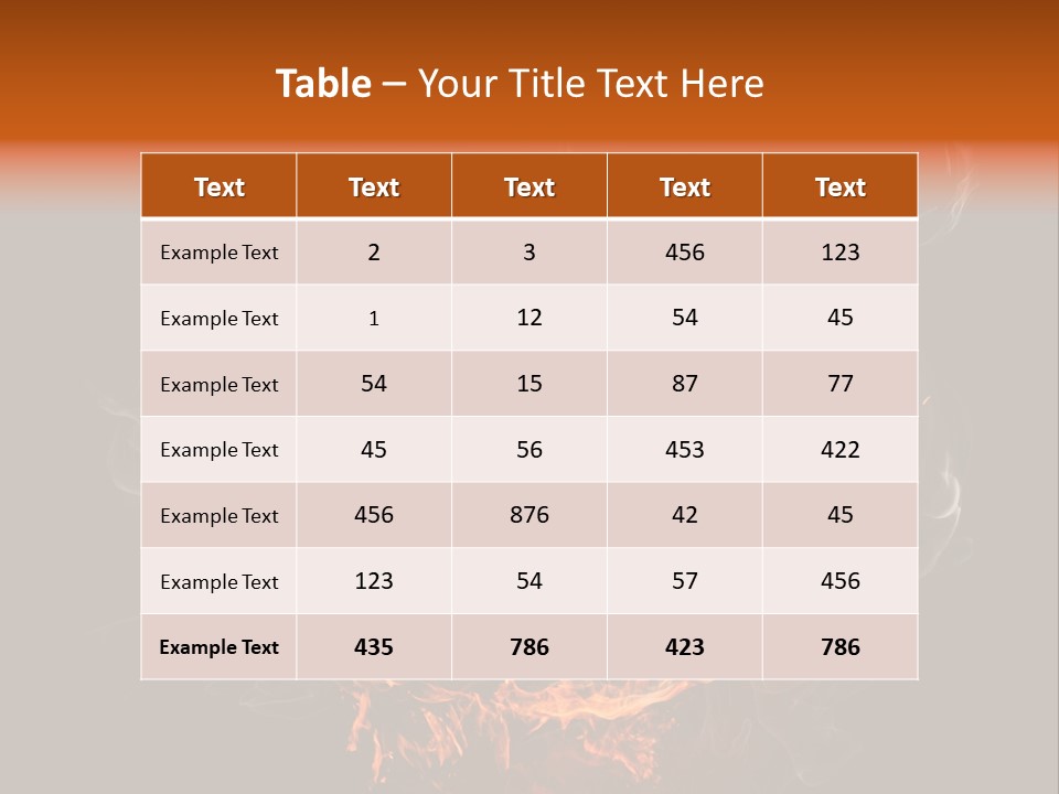 Flame Season Jack PowerPoint Template