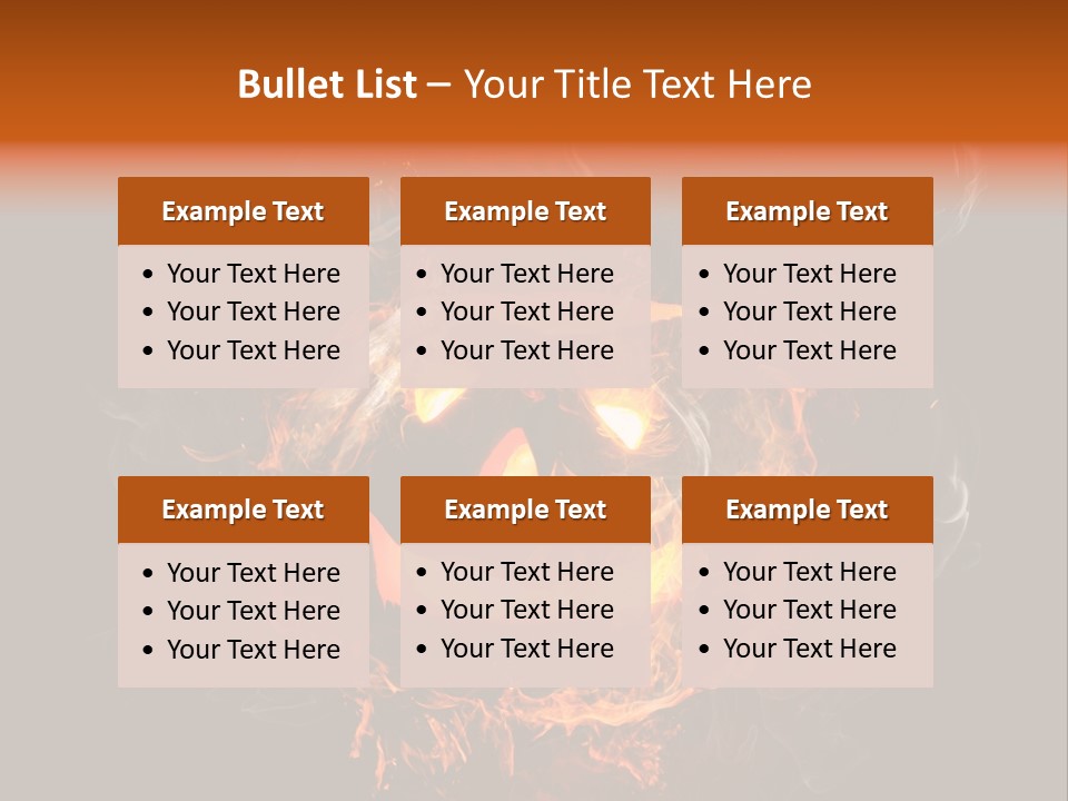 Flame Season Jack PowerPoint Template