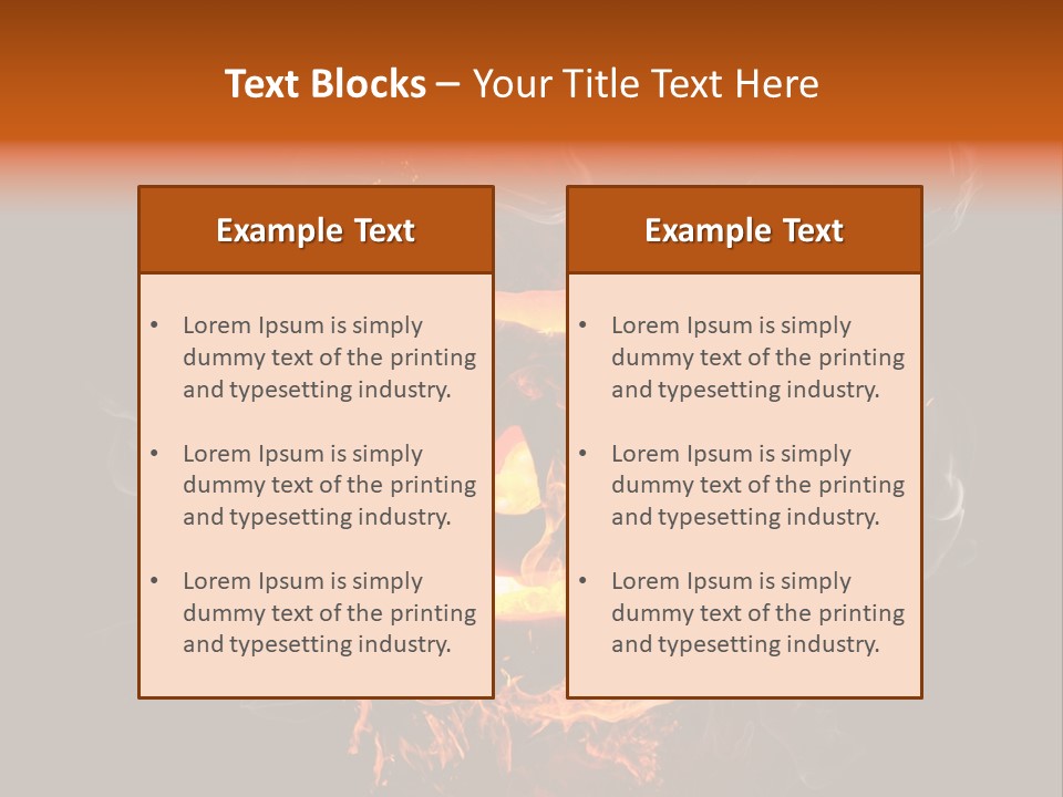 Flame Season Jack PowerPoint Template