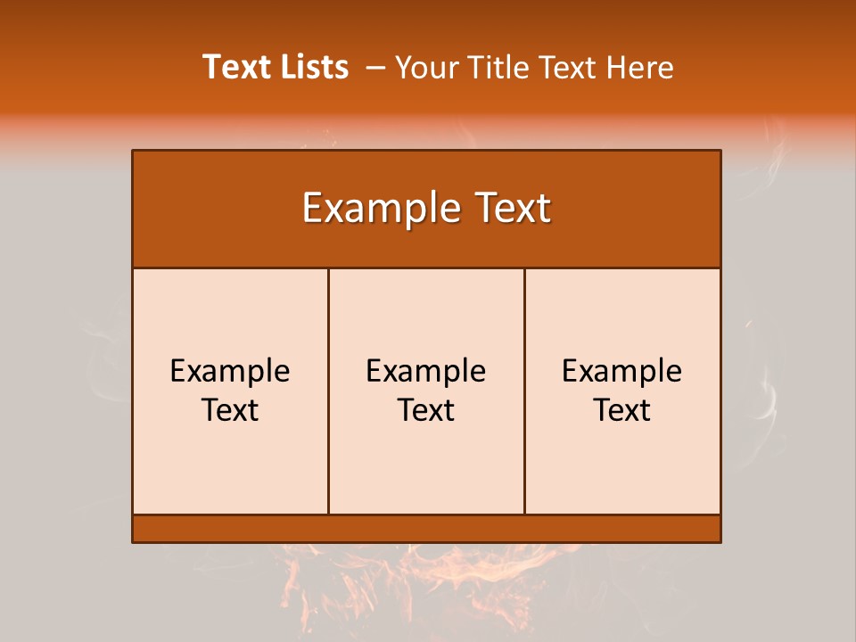 Flame Season Jack PowerPoint Template