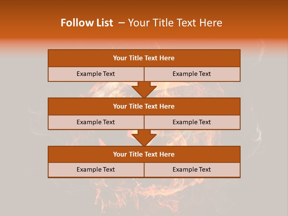 Flame Season Jack PowerPoint Template