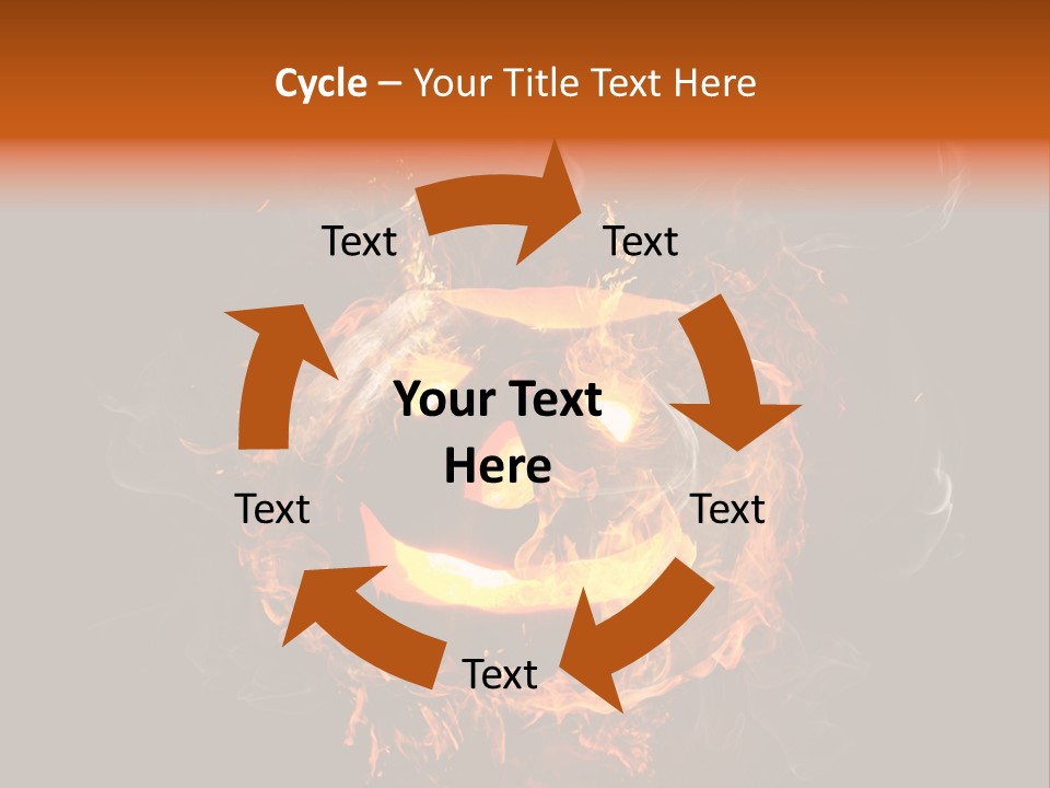 Flame Season Jack PowerPoint Template