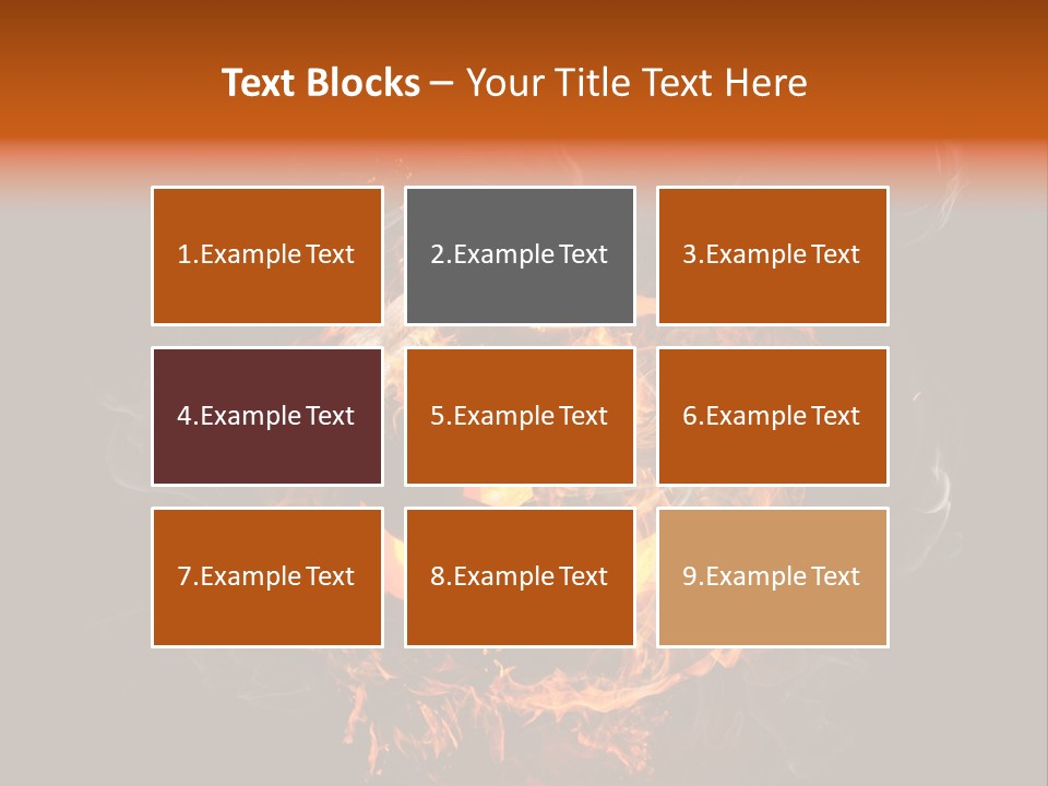 Flame Season Jack PowerPoint Template