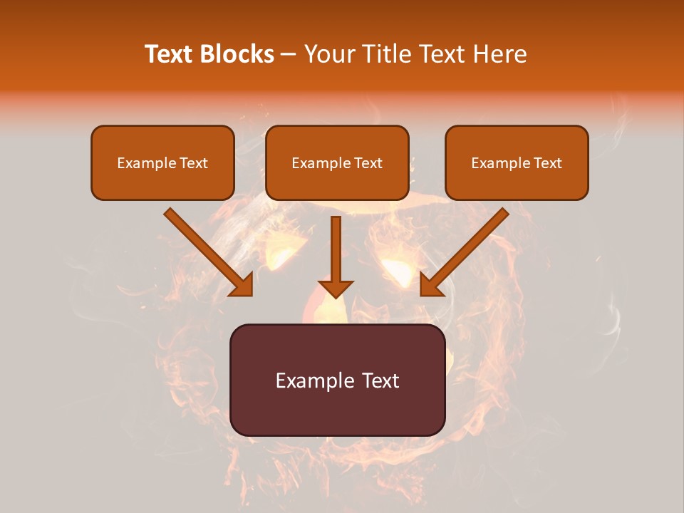 Flame Season Jack PowerPoint Template