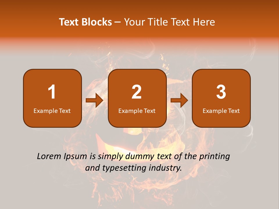 Flame Season Jack PowerPoint Template