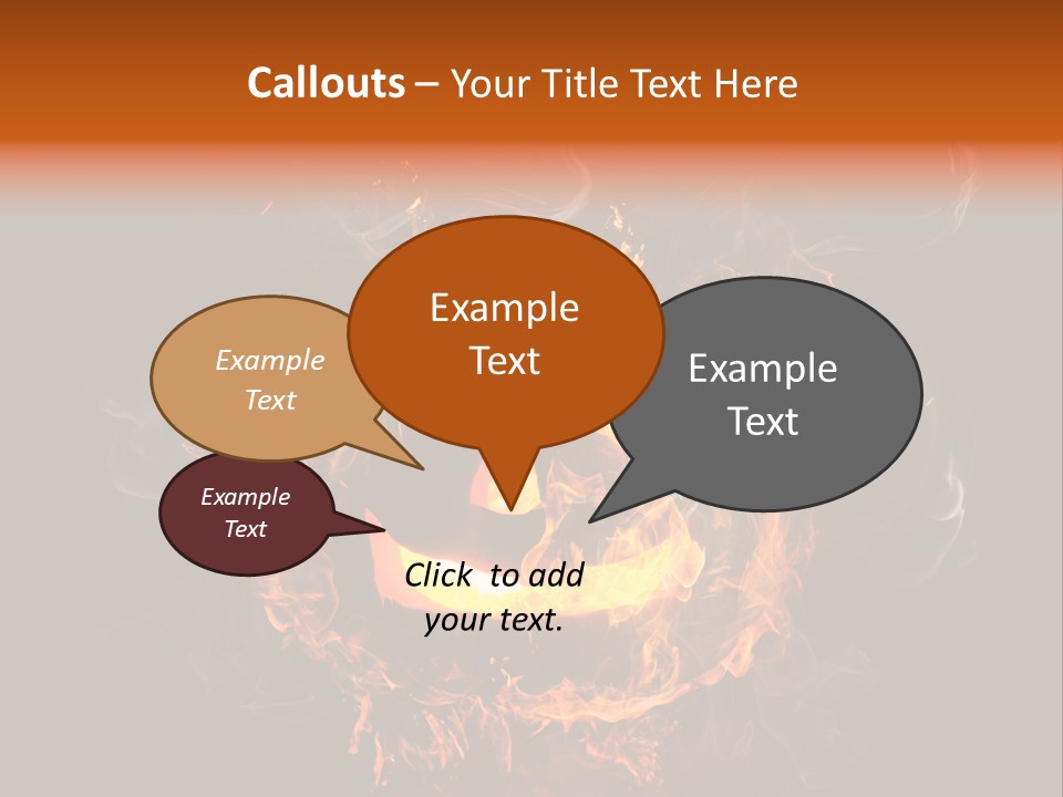 Flame Season Jack PowerPoint Template