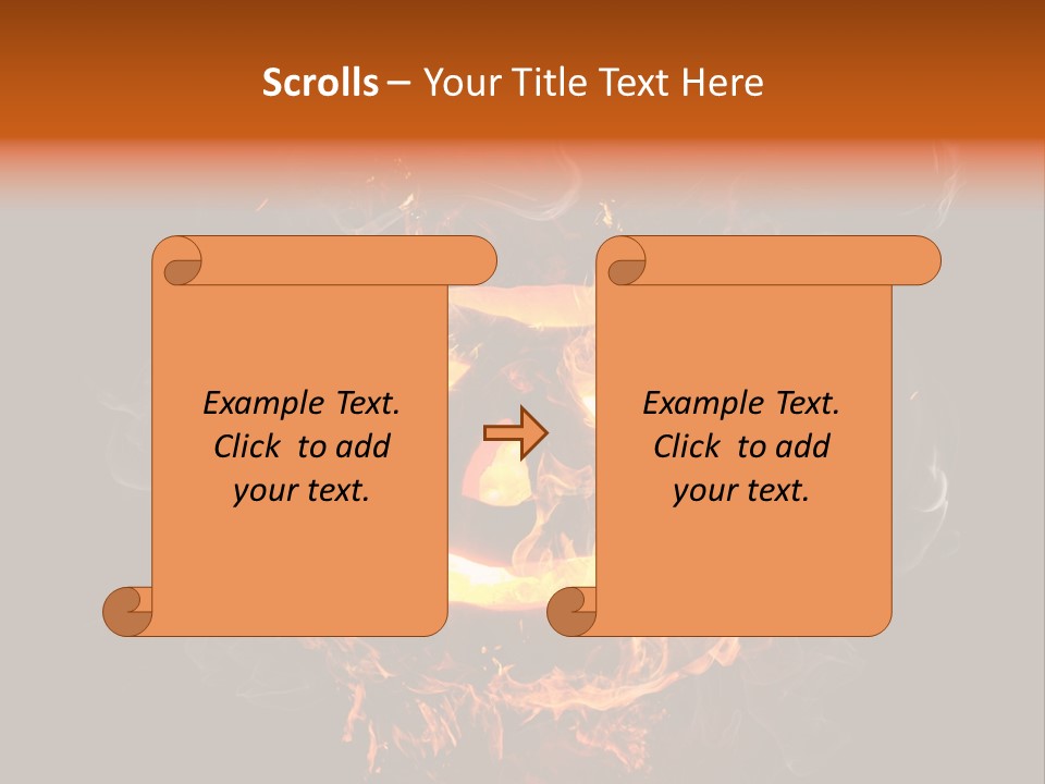 Flame Season Jack PowerPoint Template