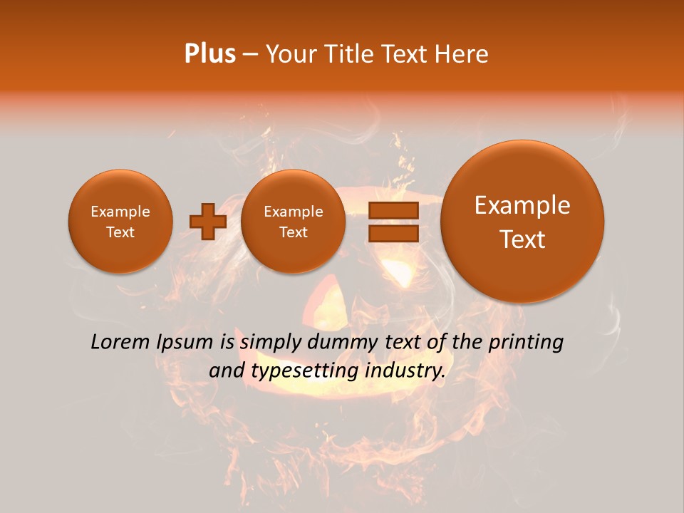 Flame Season Jack PowerPoint Template