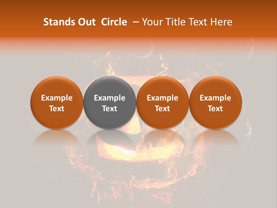 Flame Season Jack PowerPoint Template