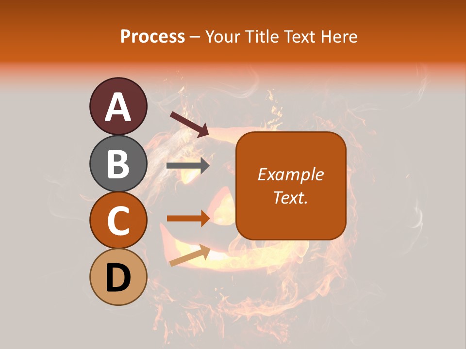 Flame Season Jack PowerPoint Template