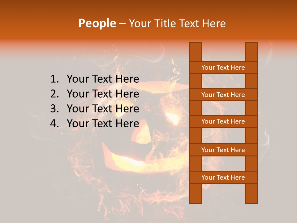 Flame Season Jack PowerPoint Template