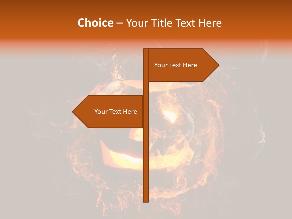 Flame Season Jack PowerPoint Template