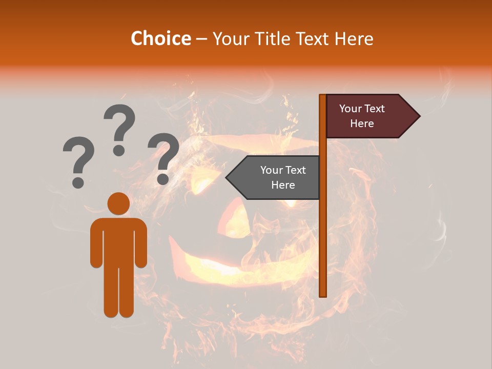 Flame Season Jack PowerPoint Template