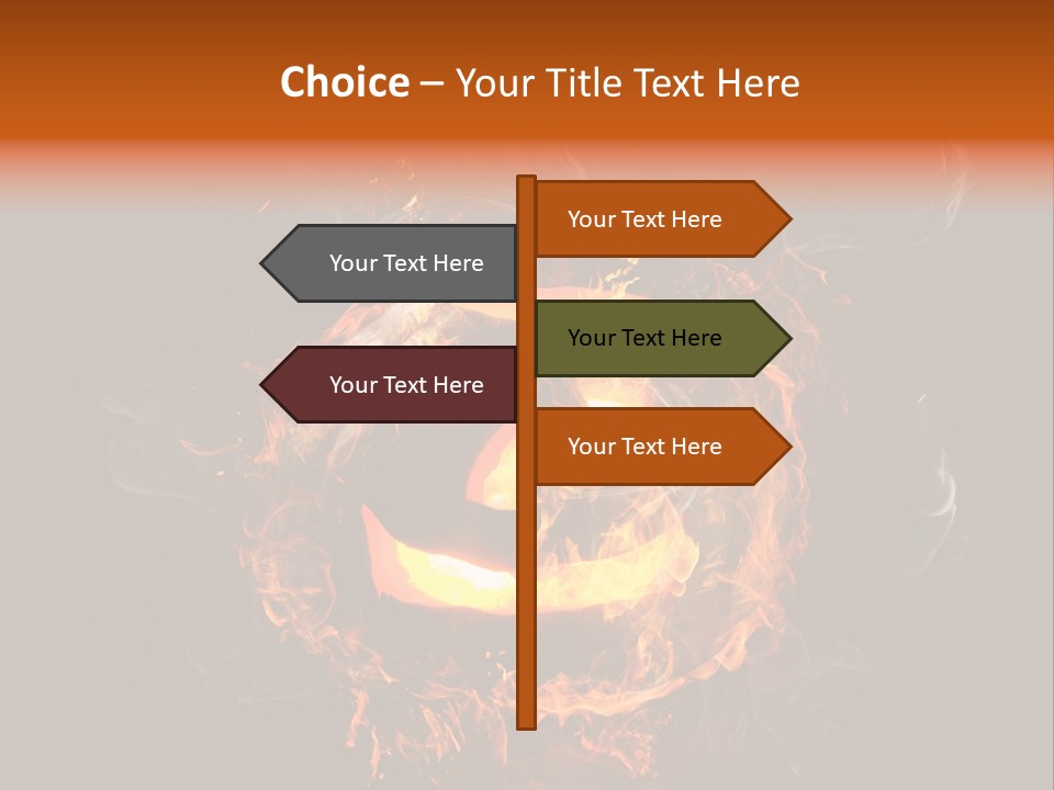 Flame Season Jack PowerPoint Template