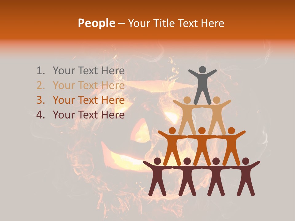 Flame Season Jack PowerPoint Template