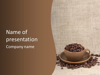 Coffee Dry Liquid PowerPoint Template