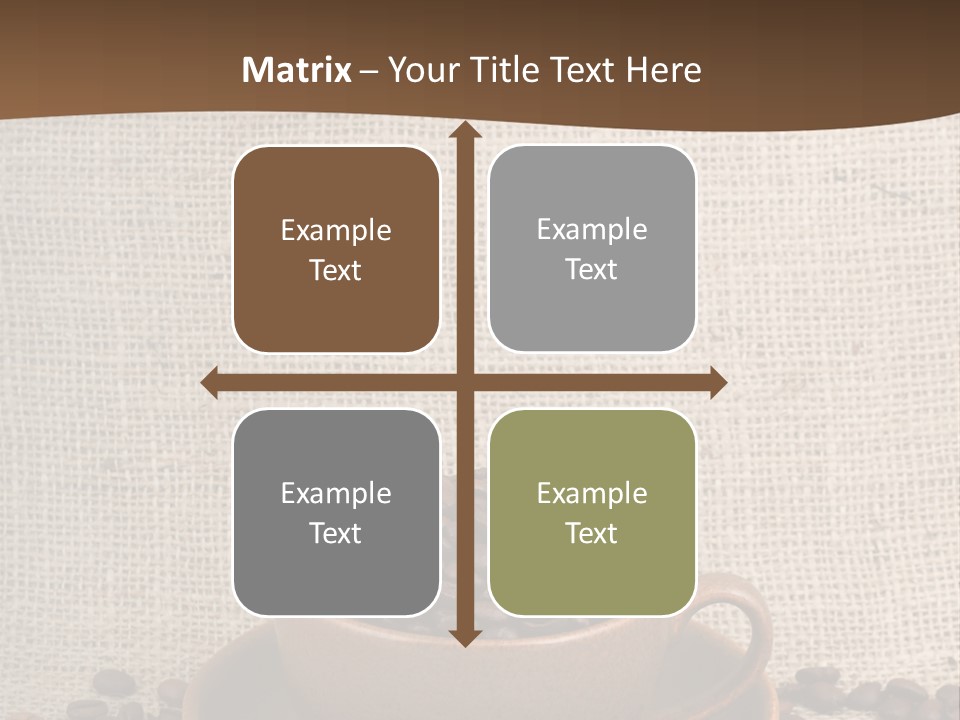 Coffee Dry Liquid PowerPoint Template