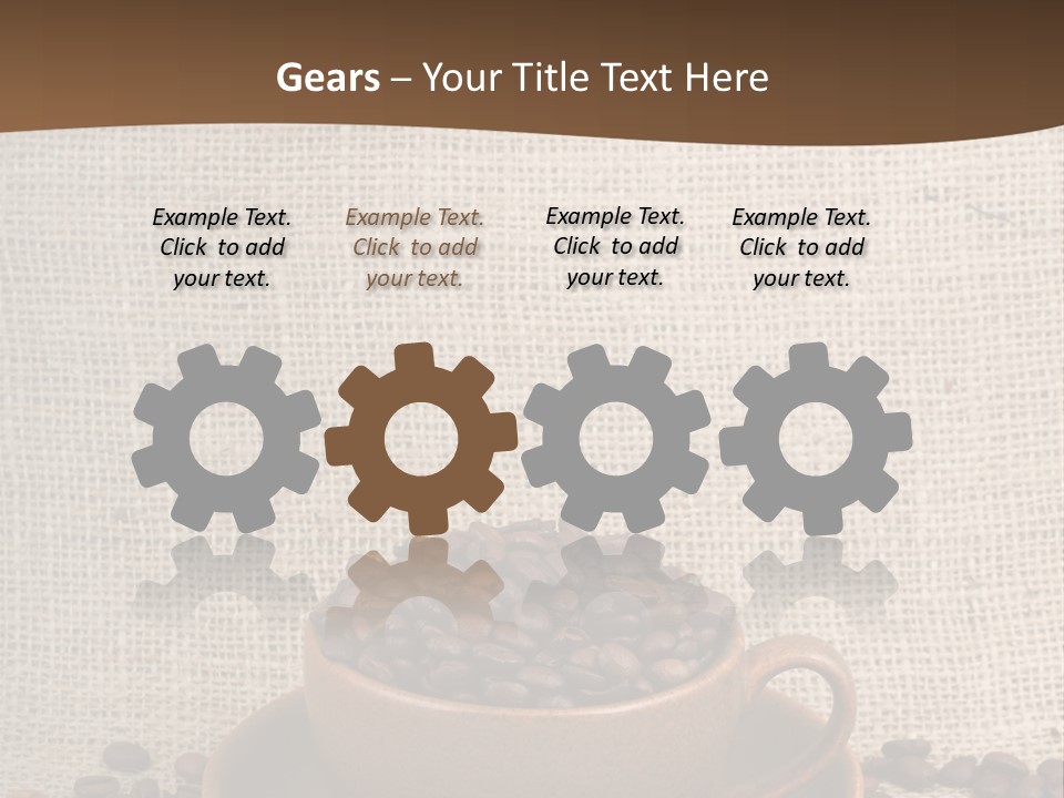 Coffee Dry Liquid PowerPoint Template