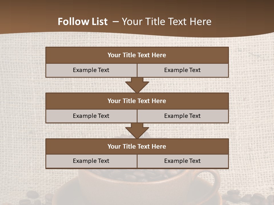 Coffee Dry Liquid PowerPoint Template