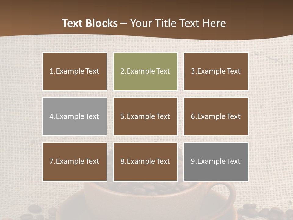 Coffee Dry Liquid PowerPoint Template