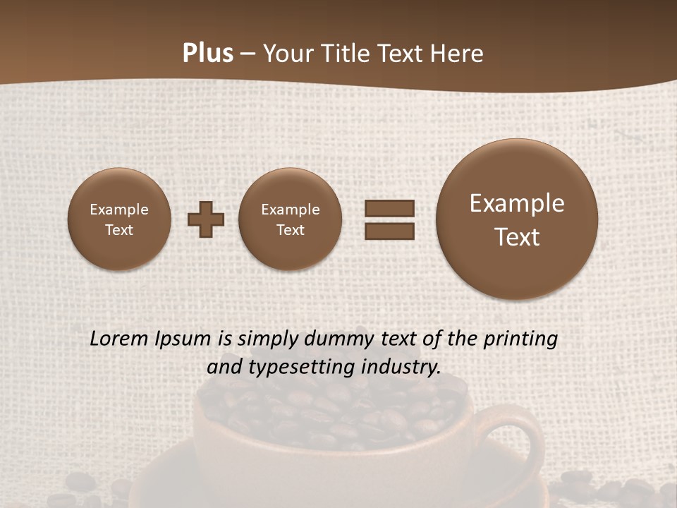 Coffee Dry Liquid PowerPoint Template