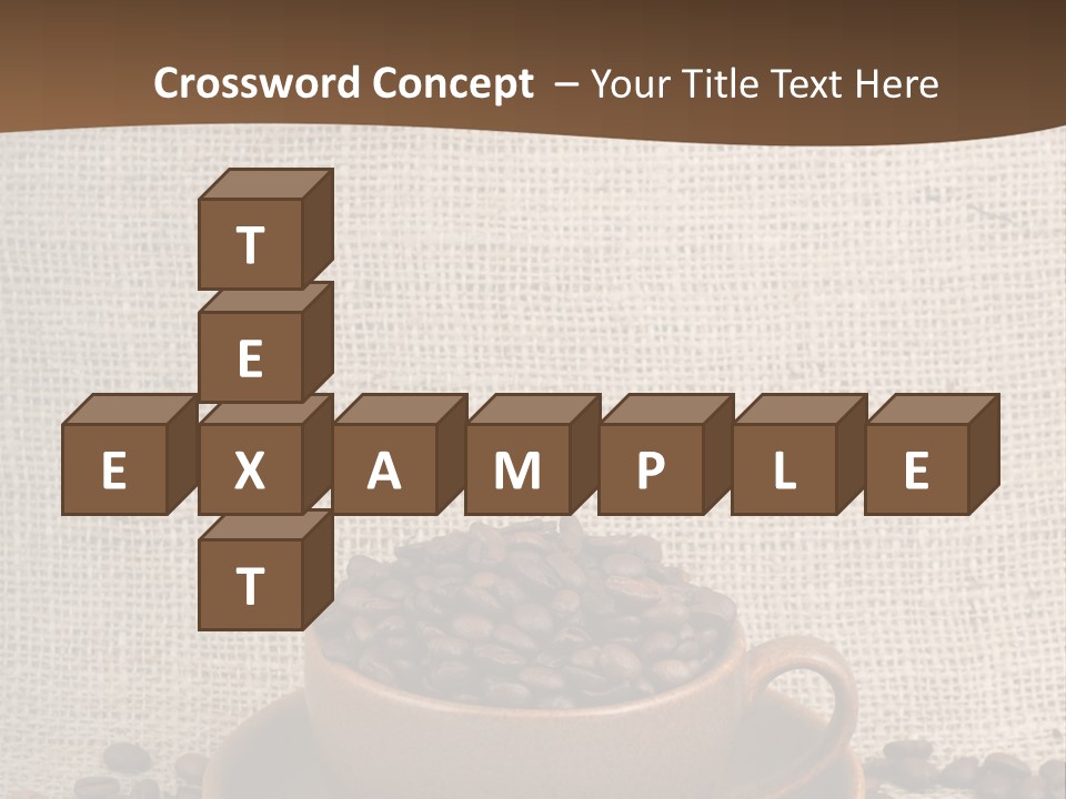 Coffee Dry Liquid PowerPoint Template