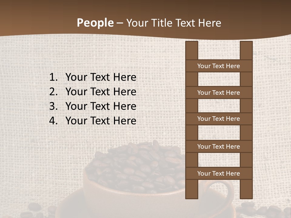Coffee Dry Liquid PowerPoint Template