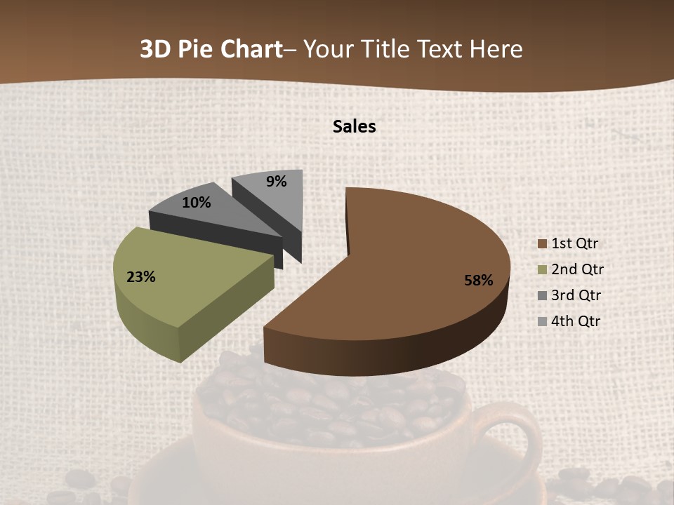Coffee Dry Liquid PowerPoint Template