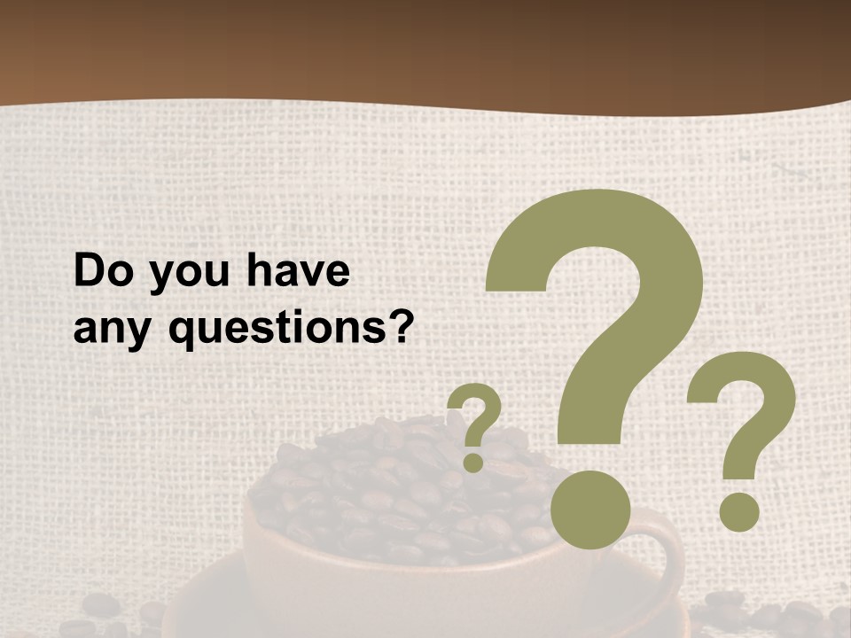 Coffee Dry Liquid PowerPoint Template