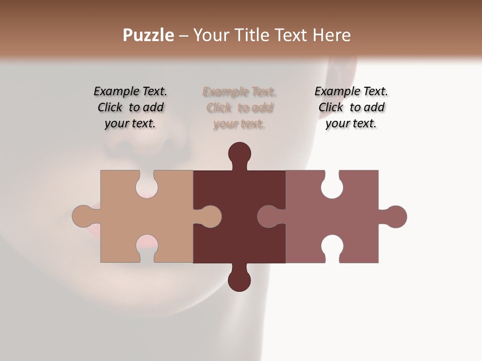 Face Lipstick Stylish PowerPoint Template