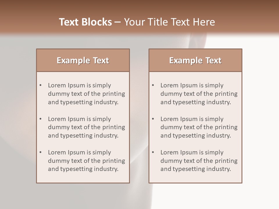 Face Lipstick Stylish PowerPoint Template