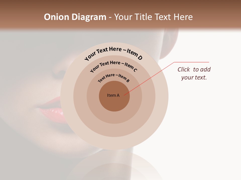 Face Lipstick Stylish PowerPoint Template