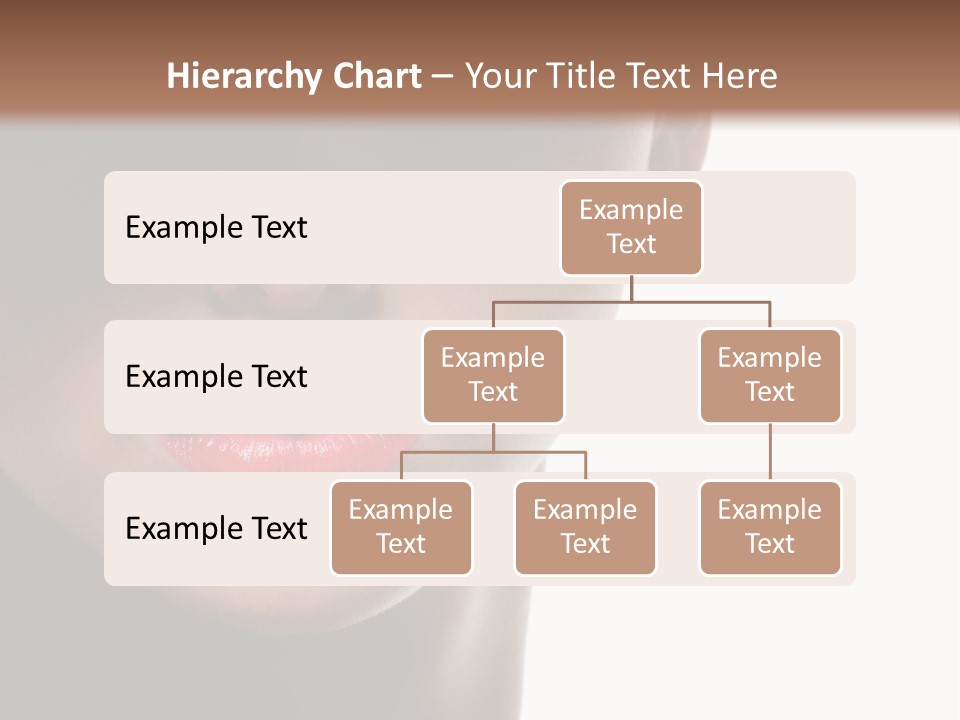 Face Lipstick Stylish PowerPoint Template