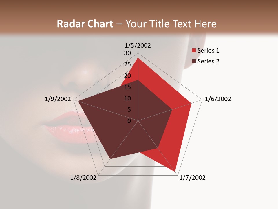 Face Lipstick Stylish PowerPoint Template